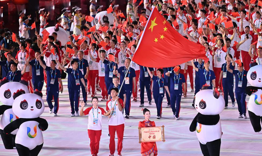 第三十一届世界大学生夏季运动会在成都隆重开幕 习近平出席开幕式并宣布本届大运会开幕